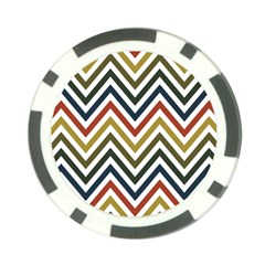 Chevron Ii Poker Chip Card Guard by GardenOfOphir