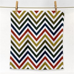 Chevron Ii Face Towel by GardenOfOphir