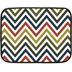 Chevron Ii Fleece Blanket (mini) by GardenOfOphir