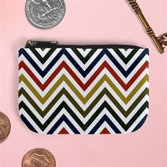 Chevron Ii Mini Coin Purse by GardenOfOphir