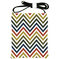 Chevron Ii Shoulder Sling Bag by GardenOfOphir