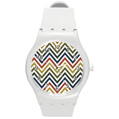 Chevron Ii Round Plastic Sport Watch (m) by GardenOfOphir