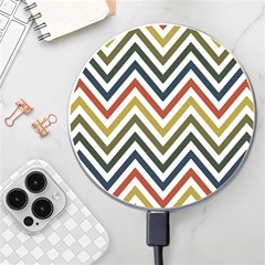 Chevron Ii Wireless Fast Charger(white) by GardenOfOphir