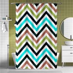 Cevron I Shower Curtain 48  x 72  (Small)  Curtain(48  X 72 ) - 42.18 x64.8  Curtain(48  X 72 )