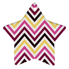 Pretty Chevron Ornament (star)