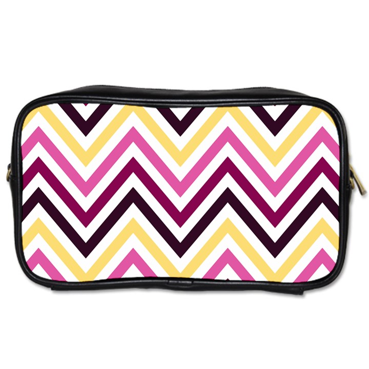 Pretty Chevron Toiletries Bag (One Side)