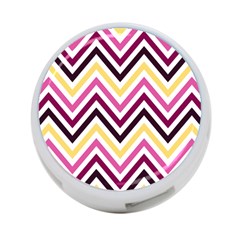 Pretty Chevron 4-port Usb Hub (two Sides) by GardenOfOphir