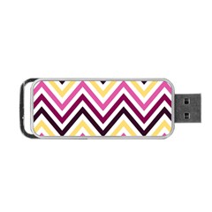 Pretty Chevron Portable Usb Flash (one Side) by GardenOfOphir