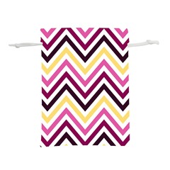 Pretty Chevron Lightweight Drawstring Pouch (l) by GardenOfOphir