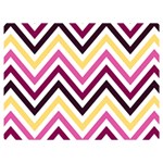 Pretty Chevron Premium Plush Fleece Blanket (Extra Small) 40 x30  Blanket Front