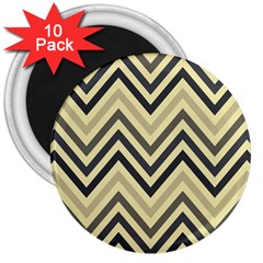 Mute Chevron 3  Magnets (10 Pack)  by GardenOfOphir