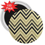 Mute Chevron 3  Magnets (100 pack) Front