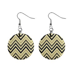 Mute Chevron Mini Button Earrings by GardenOfOphir