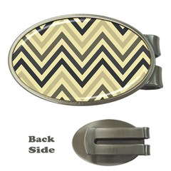 Mute Chevron Money Clips (oval)  by GardenOfOphir