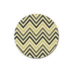 Mute Chevron Magnet 3  (round) by GardenOfOphir