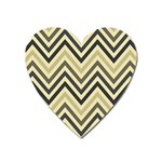 Mute Chevron Heart Magnet Front