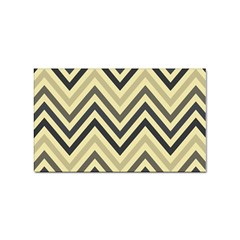 Mute Chevron Sticker Rectangular (100 Pack) by GardenOfOphir