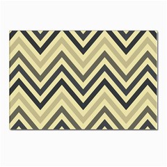 Mute Chevron Postcard 4 x 6  (pkg Of 10) by GardenOfOphir