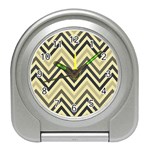 Mute Chevron Travel Alarm Clock Front