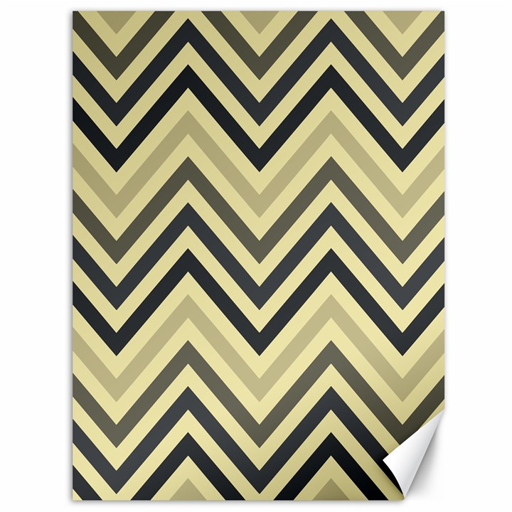 Mute Chevron Canvas 36  x 48 