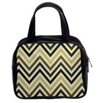 Mute Chevron Classic Handbag (Two Sides) Front