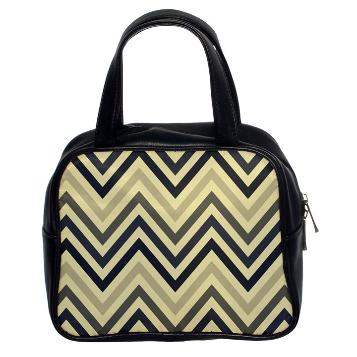 Mute Chevron Classic Handbag (Two Sides)