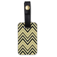 Mute Chevron Luggage Tag (one Side) by GardenOfOphir