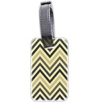 Mute Chevron Luggage Tag (two sides) Back