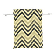 Mute Chevron Lightweight Drawstring Pouch (l) by GardenOfOphir