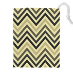 Mute Chevron Drawstring Pouch (4XL) Front