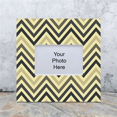 Mute Chevron White Box Photo Frame 4  X 6 