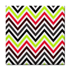 Chevron Tile Coaster by GardenOfOphir