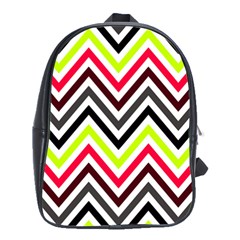 Chevron School Bag (large) by GardenOfOphir