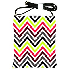 Chevron Shoulder Sling Bag by GardenOfOphir