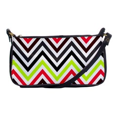 Chevron Shoulder Clutch Bag by GardenOfOphir