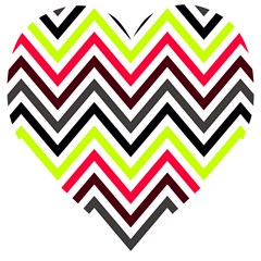 Chevron Wooden Puzzle Heart by GardenOfOphir