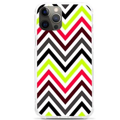 Chevron Iphone 12 Pro Max Tpu Uv Print Case by GardenOfOphir