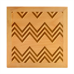 Chevron Wood Photo Frame Cube by GardenOfOphir