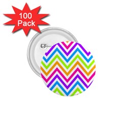 Bright Chevron 1 75  Buttons (100 Pack)  by GardenOfOphir