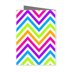 Bright Chevron Mini Greeting Cards (pkg Of 8) by GardenOfOphir