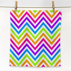 Bright Chevron Face Towel by GardenOfOphir