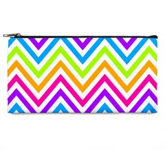 Bright Chevron Pencil Case by GardenOfOphir