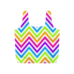 Bright Chevron Full Print Recycle Bag (s) by GardenOfOphir