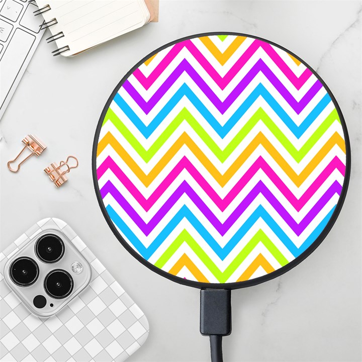 Bright Chevron Wireless Fast Charger(Black)