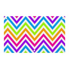 Bright Chevron Banner And Sign 5  X 3  by GardenOfOphir