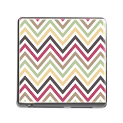 Colorful Chevron Memory Card Reader (square 5 Slot) by GardenOfOphir