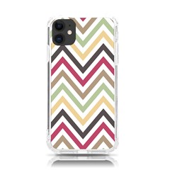 Colorful Chevron Iphone 11 Tpu Uv Print Case by GardenOfOphir