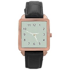 Pattern 97 Rose Gold Leather Watch 