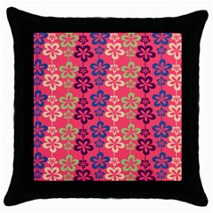 Pattern 102 Throw Pillow Case (black) by GardenOfOphir