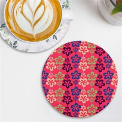 Pattern 102 Uv Print Round Tile Coaster by GardenOfOphir